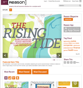 Homepage mockup