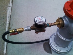 Submetering from a Fire Hydrant