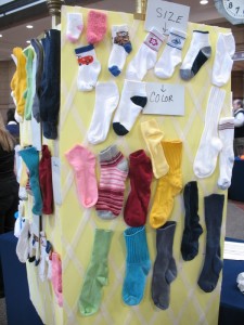 Sock Sorting Activity at World Usability Day